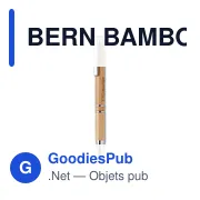 BERN BAMBOO Stylo à bille en bambou. - Miniature 3