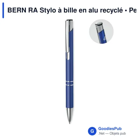 BERN RA Stylo à bille en alu recyclé
