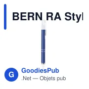 BERN RA Stylo à bille en alu recyclé - Miniature 2