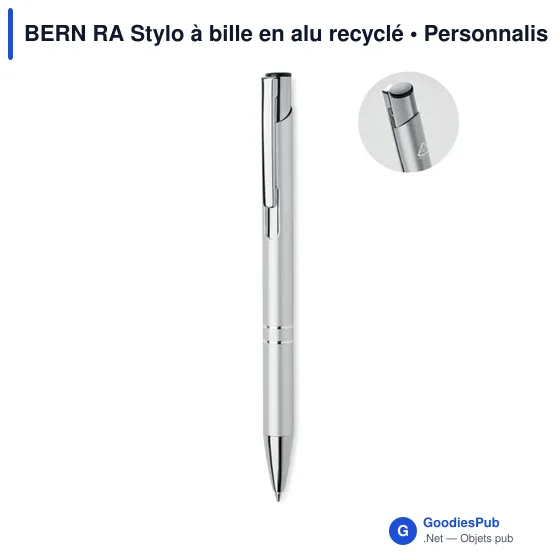 BERN RA Stylo à bille en alu recyclé - Image 11
