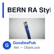 BERN RA Stylo à bille en alu recyclé - Miniature 5