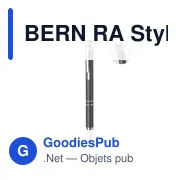 BERN RA Stylo à bille en alu recyclé - Miniature 6