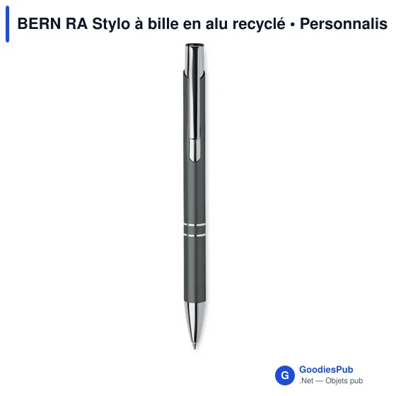 BERN RA Stylo à bille en alu recyclé - Image 8