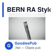 BERN RA Stylo à bille en alu recyclé - Miniature 10