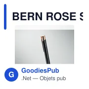 BERN ROSE Stylo en aluminium recyclé - Miniature 6