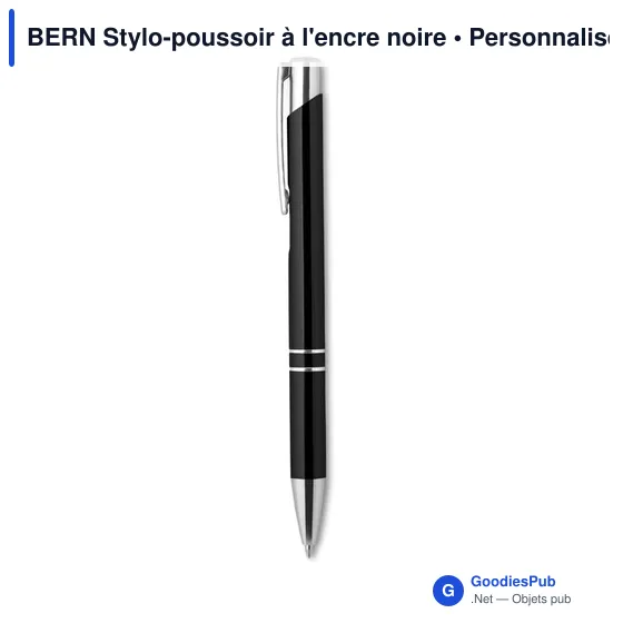 BERN Stylo à bille en alu recyclé - Image 1