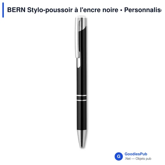 BERN Stylo à bille en alu recyclé - Image 2