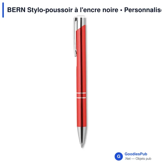 BERN Stylo à bille en alu recyclé - Image 3