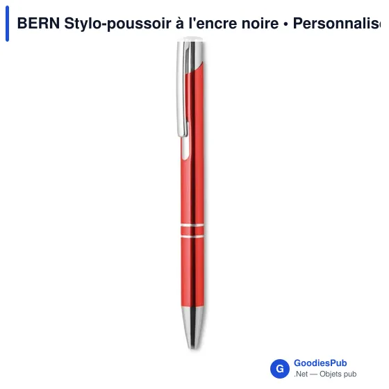 BERN Stylo à bille en alu recyclé - Image 4