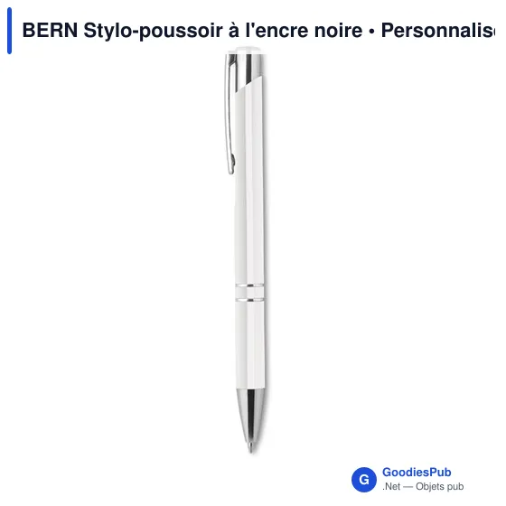 BERN Stylo à bille en alu recyclé - Image 5