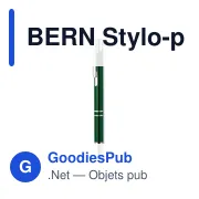 BERN Stylo à bille en alu recyclé - Miniature 8