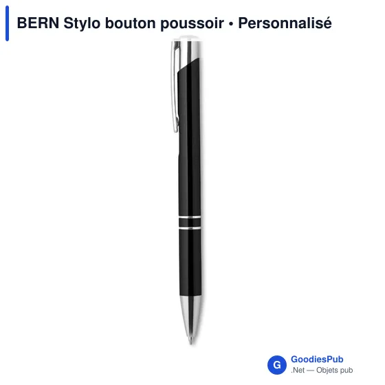 BERN Stylo à bille en alu recyclé - Image 2