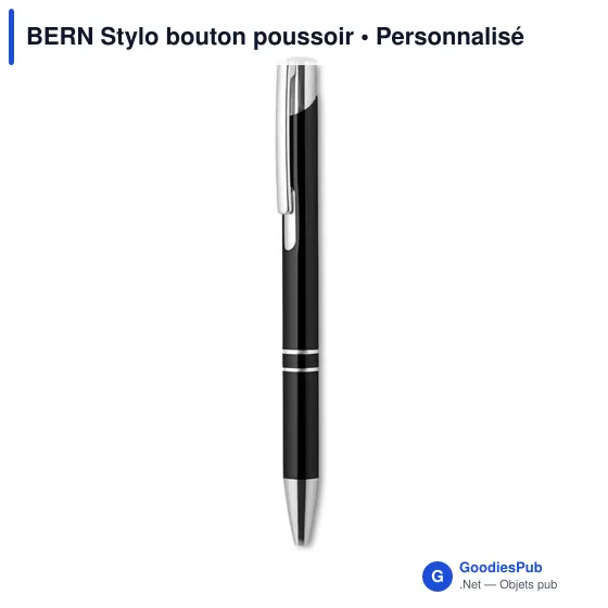 BERN Stylo à bille en alu recyclé - Image 3