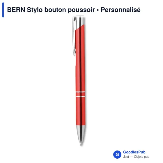 BERN Stylo à bille en alu recyclé - Image 4