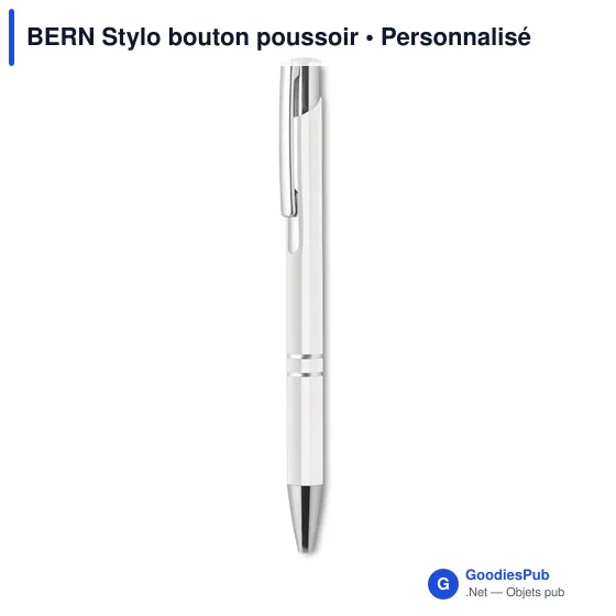 BERN Stylo à bille en alu recyclé - Image 6
