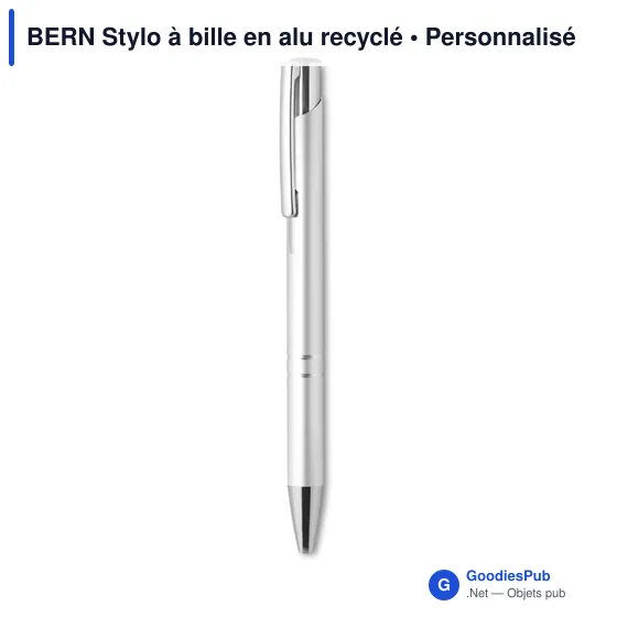 BERN Stylo à bille en alu recyclé - Image 10