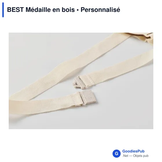 Médaille en bois personnalisable avec logo - BEST - Image 7