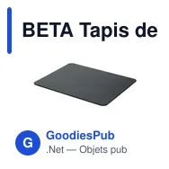 BETA Tapis de souris en PU recyclé - Miniature 1