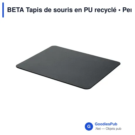BETA Tapis de souris en PU recyclé