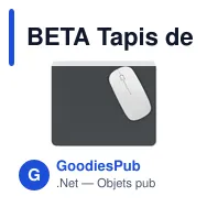 BETA Tapis de souris en PU recyclé - Miniature 2