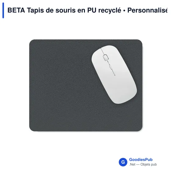 BETA Tapis de souris en PU recyclé - Image 2