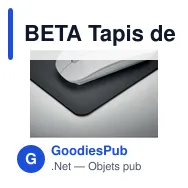 BETA Tapis de souris en PU recyclé - Miniature 4