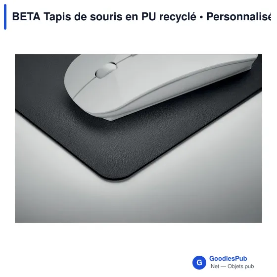BETA Tapis de souris en PU recyclé - Image 4