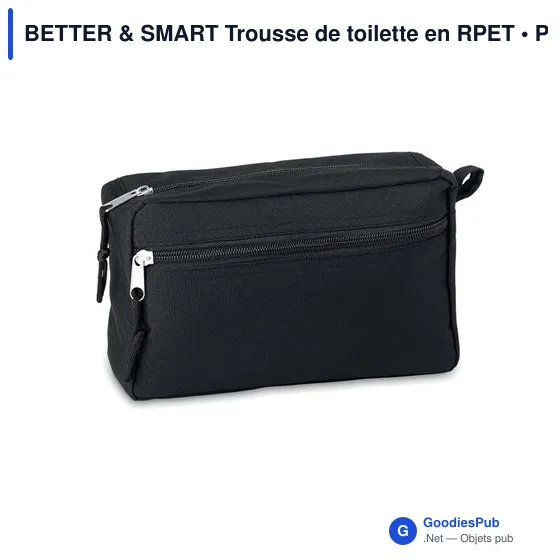 BETTER & SMART Trousse de toilette en RPET - Image 1