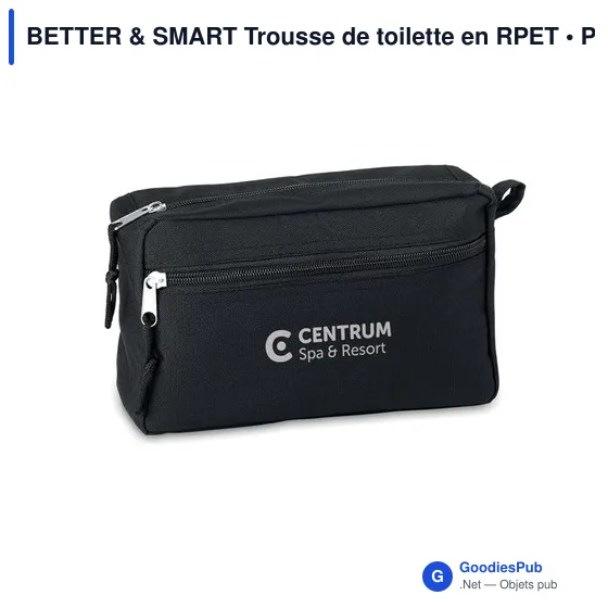 BETTER & SMART Trousse de toilette en RPET - Image 3
