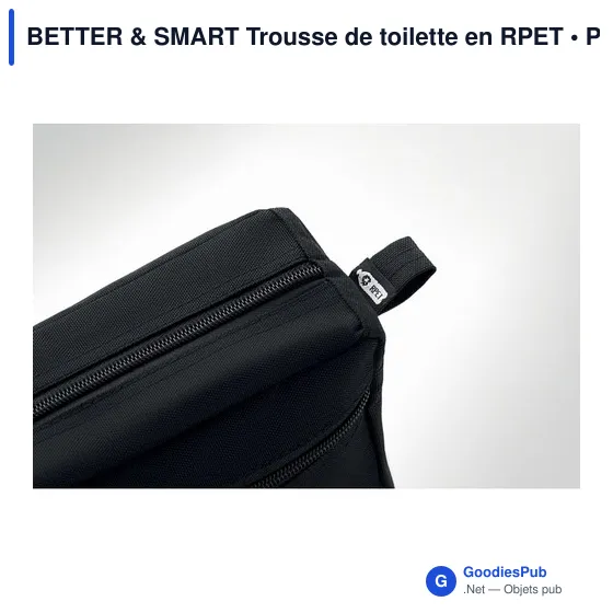BETTER & SMART Trousse de toilette en RPET - Image 5