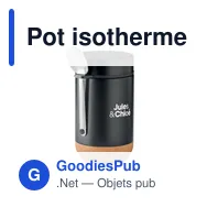 Pot isotherme personnalisable 400 ml avec logo - Bettna - Miniature 3