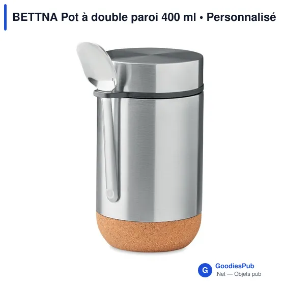 Pot isotherme personnalisable 400 ml avec logo - Bettna - Image 6