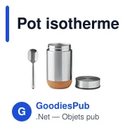 Pot isotherme personnalisable 400 ml avec logo - Bettna - Miniature 7