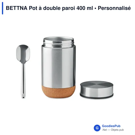 Pot isotherme personnalisable 400 ml avec logo - Bettna - Image 7