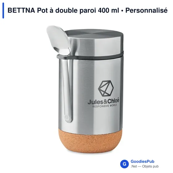 Pot isotherme personnalisable 400 ml avec logo - Bettna - Image 8