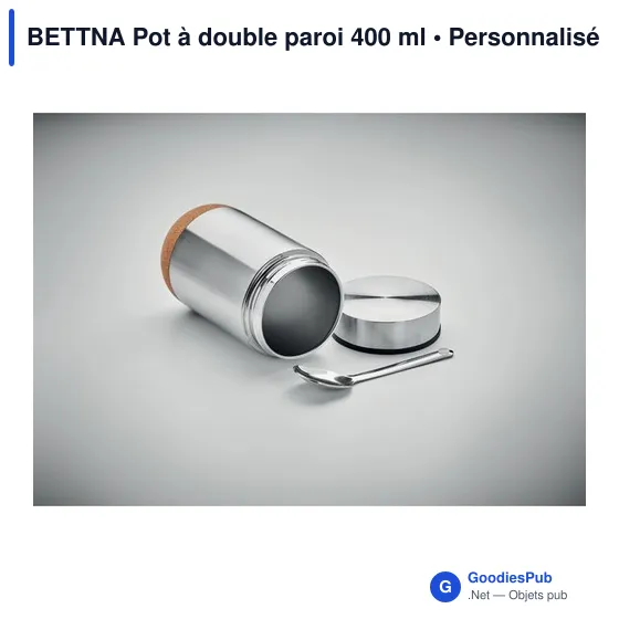 Pot isotherme personnalisable 400 ml avec logo - Bettna - Image 9