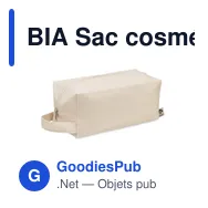 BIA Sac cosmétique en toile 220 gr - Miniature 1