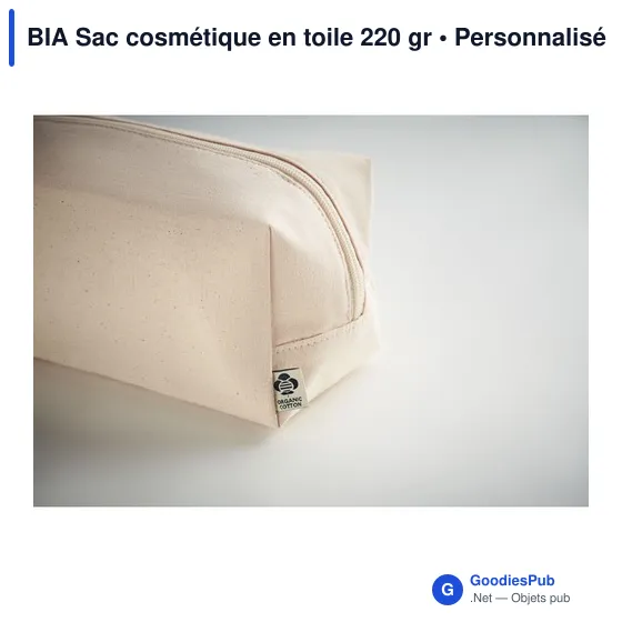 BIA Sac cosmétique en toile 220 gr - Image 5