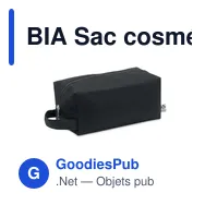 BIA Sac cosmétique en toile 220 gr - Miniature 6