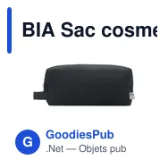BIA Sac cosmétique en toile 220 gr - Miniature 8