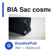 BIA Sac cosmétique en toile 220 gr - Miniature 9