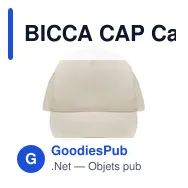 BICCA CAP Casquette coton bio 250gr/m² - Miniature 11
