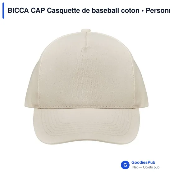 BICCA CAP Casquette coton bio 250gr/m² - Image 11