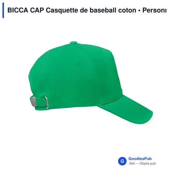 BICCA CAP Casquette coton bio 250gr/m² - Image 3