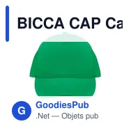 BICCA CAP Casquette coton bio 250gr/m² - Miniature 4