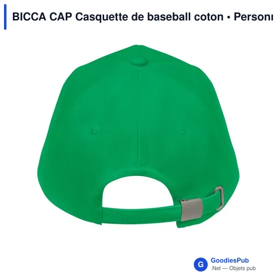 BICCA CAP Casquette coton bio 250gr/m² - Image 5