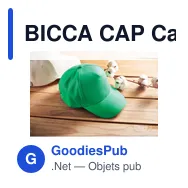BICCA CAP Casquette coton bio 250gr/m² - Miniature 6