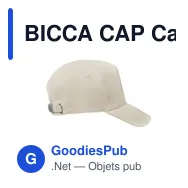 BICCA CAP Casquette coton bio 250gr/m² - Miniature 10