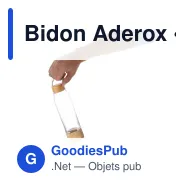 Bidon Aderox - Miniature 6