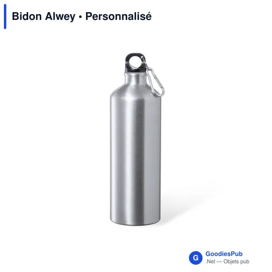 Gourde personnalisable avec logo pour entreprises - Alwey - Image 2